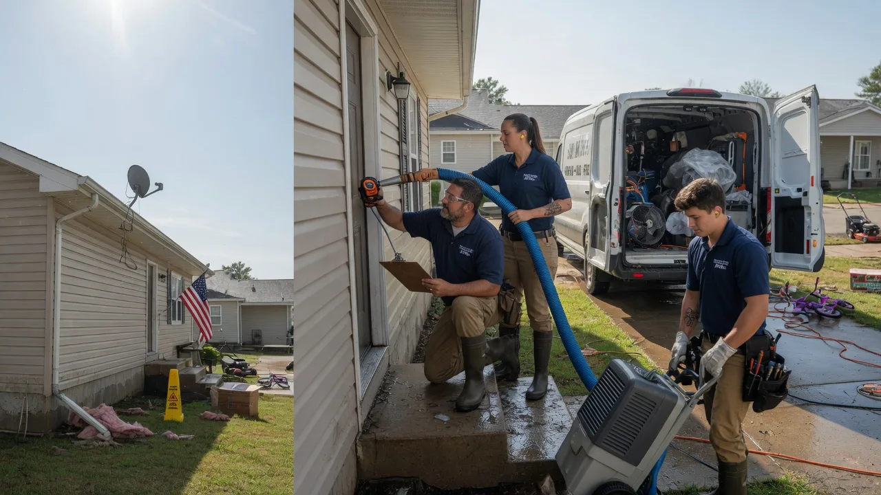 Ceiling Water Damage Restoration in Granton, WI near me